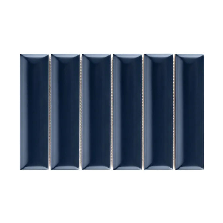 1 plaque de mosaïque Bump céramique bleu 31.5 x 20 cm ARTENS