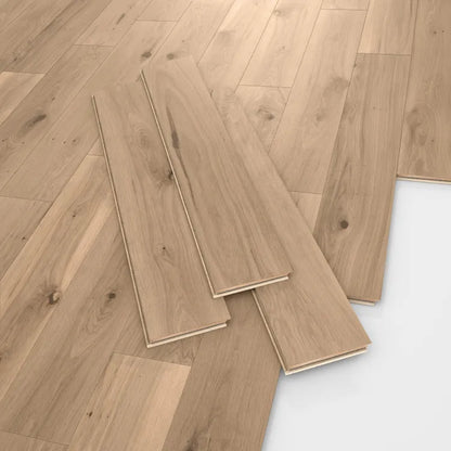 Parquet contrecollé chêne naturel campagne huilé XL BARLINEK, l.18 cm