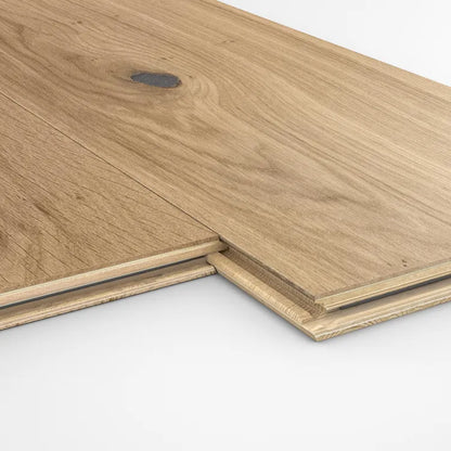 Parquet contrecollé chêne naturel campagne huilé XL BARLINEK, l.18 cm