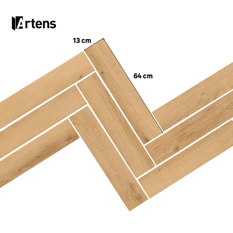 Sol stratifié forte bâton rompu ARTENS weenen, Ep.8 mm