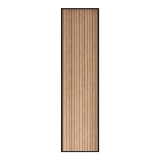 MAD Porte de placard coulissante SPACEO Woodline profil acier H.250 x L.96.2 CM
