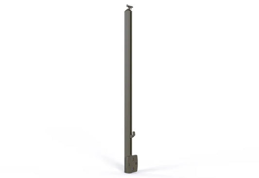 Poteau latéral aluminium gris taupe Baro OBAPI