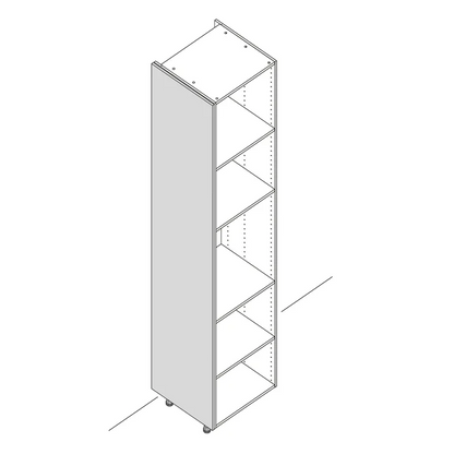Joue Malmo chêne mat H.240 x l.37 cm