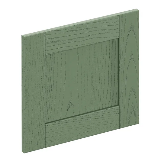 Façade de tiroir de cuisine Chicago vert mat H.38.1 x l.59.7 cm
