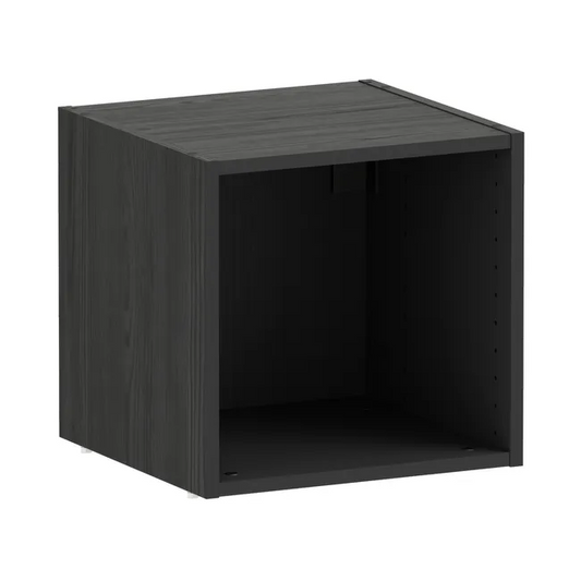 Caisson SPACEO Evo'M effet bois Noir H.38,4 X L.40 X P.38 cm