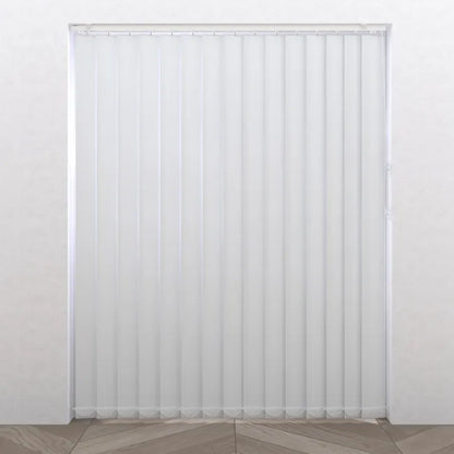 Lot de 5 lamelles de store californien Pure, l.8.9 x H.260 cm, blanc line