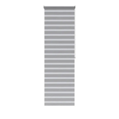 Store enrouleur jour/nuit Athenes gris, l.90 x H.250 cm, INSPIRE