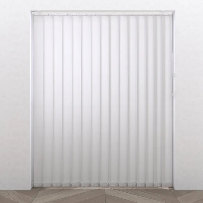 Lot de 5 lamelles de store californien Pure, l.8.9 x H.260 cm, blanc
