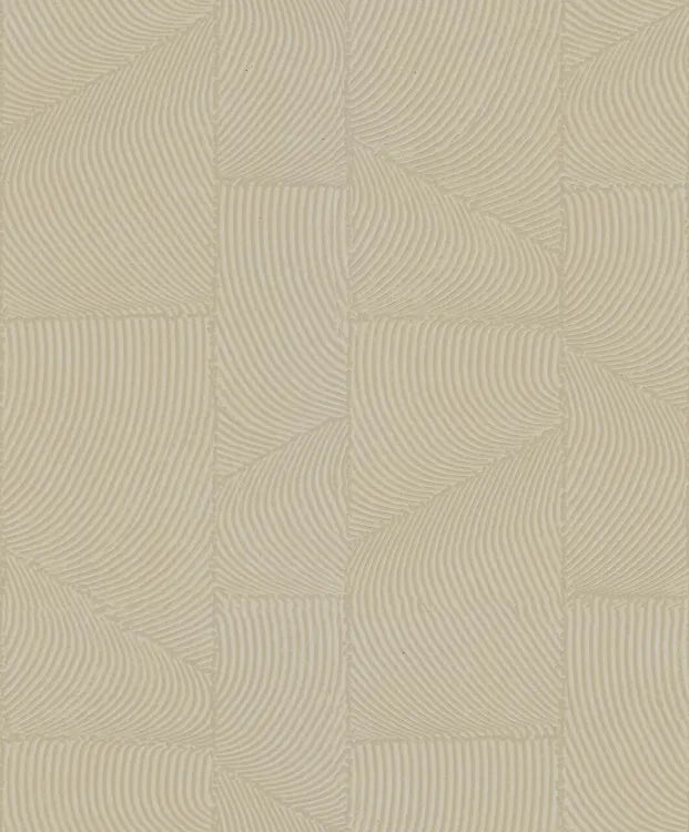 Papier peint intissé Désert craquelé beige