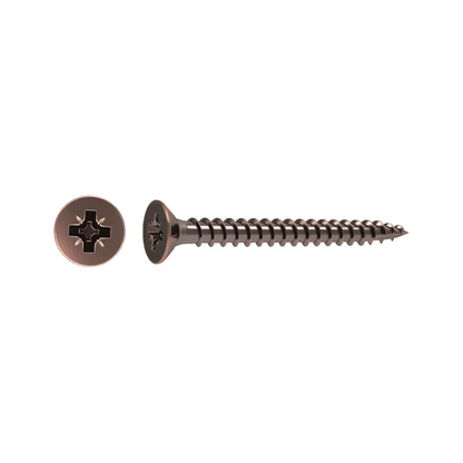 12 vis acier tête fraisée pozidriv STANDERS, Ø4 x L.30 mm
