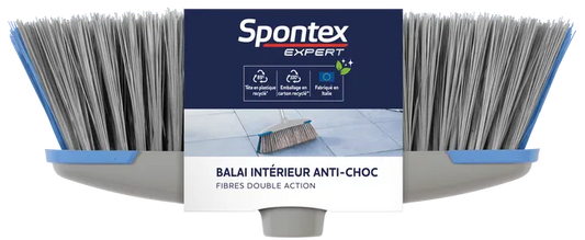 Tête de balai en polypropylène SPONTEX EXPERT Anti choc, intérieur