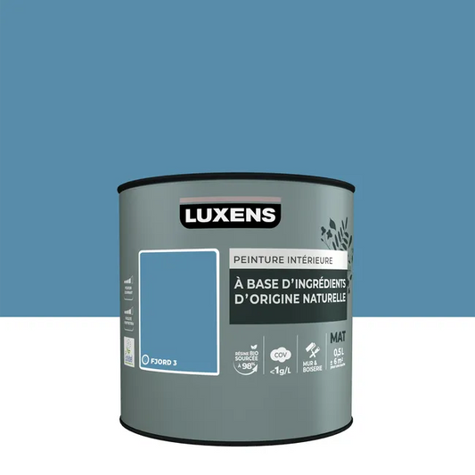Peinture mur, boiserie fjord 3 mat LUXENS Biosourcée 0.5L