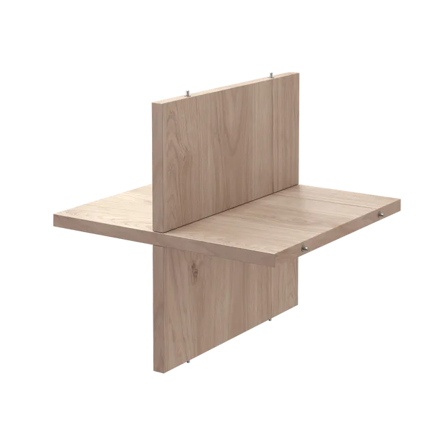 Croisillon SPACEO Kub effet chêne H.32.7 x l.32.6 x P.31.5cm