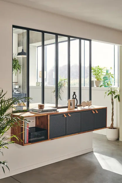Porte SPACEO Kub metal perforée H.32.2 x l.32.2