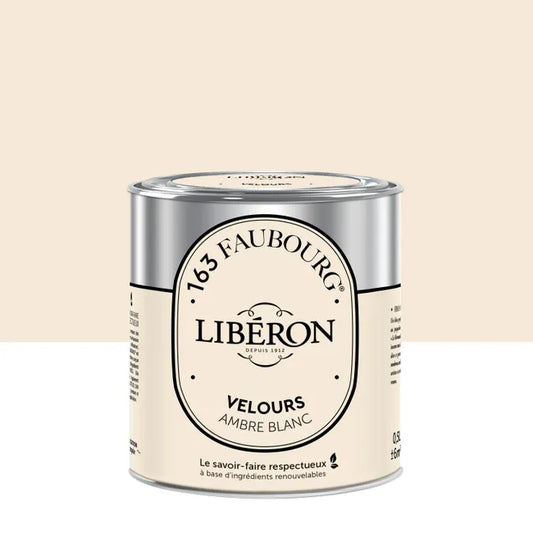 Peinture mur, boiserie ambre blanc velours LIBÉRON 163 faubourg 0.5L
