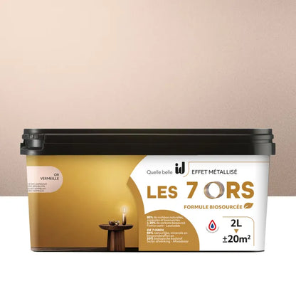 Peinture à effet 7 ors ID, vermeil, métallisé, 2L