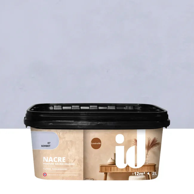 Peinture à effet Nacre ID, sorbet, velours, 2 l