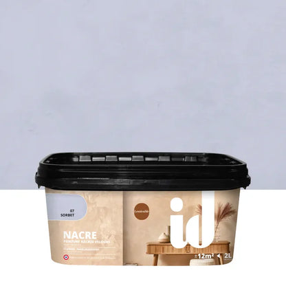 Peinture à effet Nacre ID, sorbet, velours, 2 l