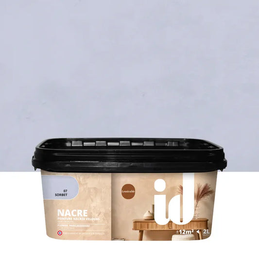 Peinture à effet Nacre ID, sorbet, velours, 2 l