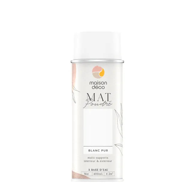 Bombe de peinture MAISON DECO noir400 ml