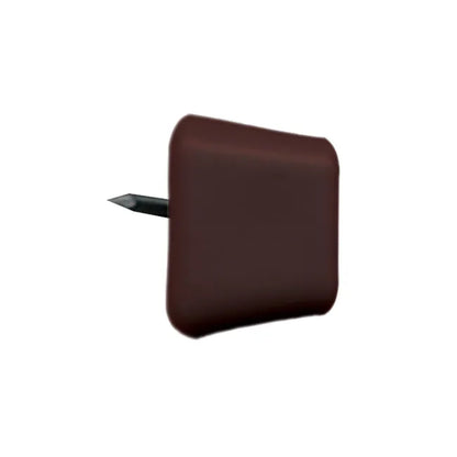 Assortiment 4 Patin de pied de meuble en plastique à clouer 3M l.24 x 24 mm