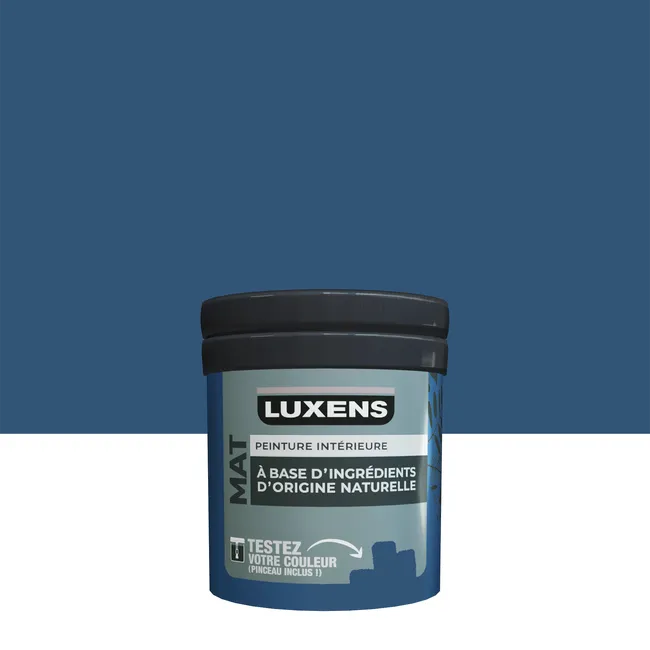 Testeur peinture mur, boiserie denim 1 mat LUXENS Biosourcée 75ml