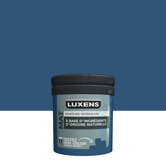 Testeur peinture mur, boiserie denim 1 mat LUXENS Biosourcée 75ml
