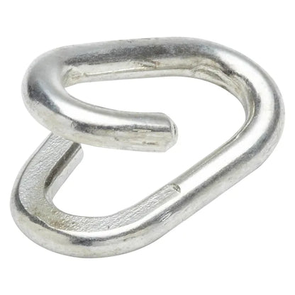 Lot de 4 maillons rapides acier zingué STANDERS, L.23 x l.14 x Ep.3 mm