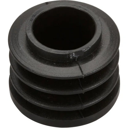 Lot de 4 embouts de meuble rond polypropylène noir, Diam.12 mm H.17.6 mm