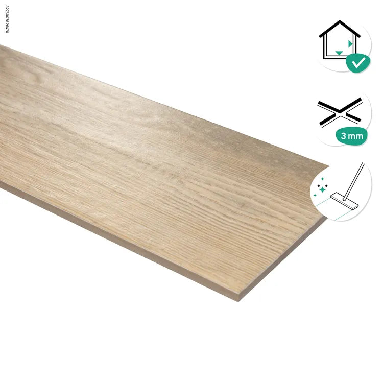 Carrelage sol/mur intérieur effet bois marron naturel Imara l.15 x L.90cm ARTENS