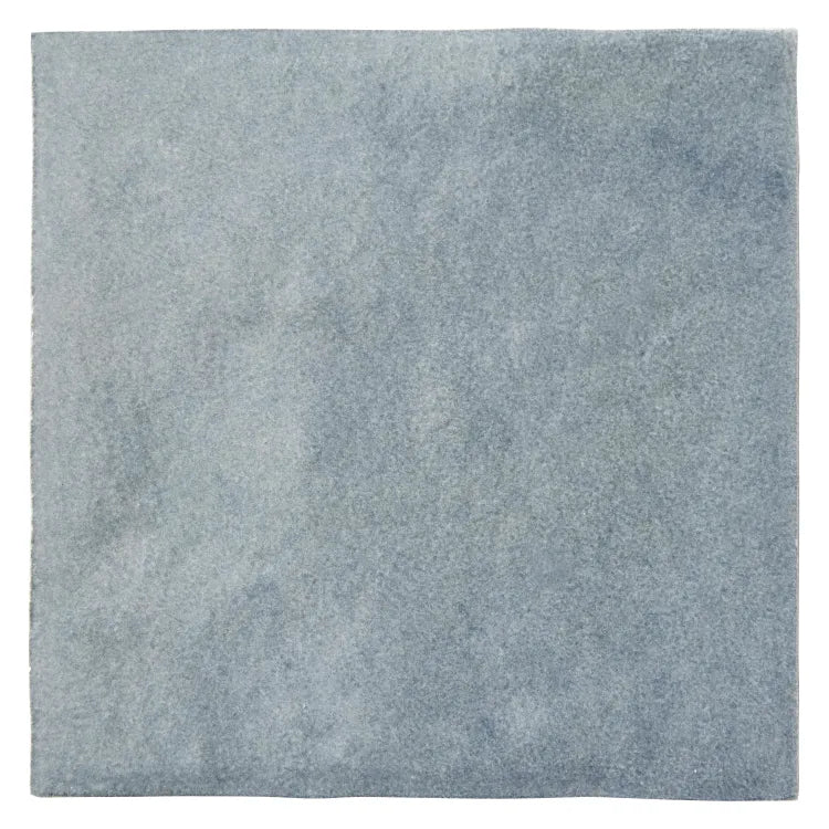 Carrelage mur intérieur effet zellige bleu grisé Zellie l.10 x L.10 cm x Ep.10 m
