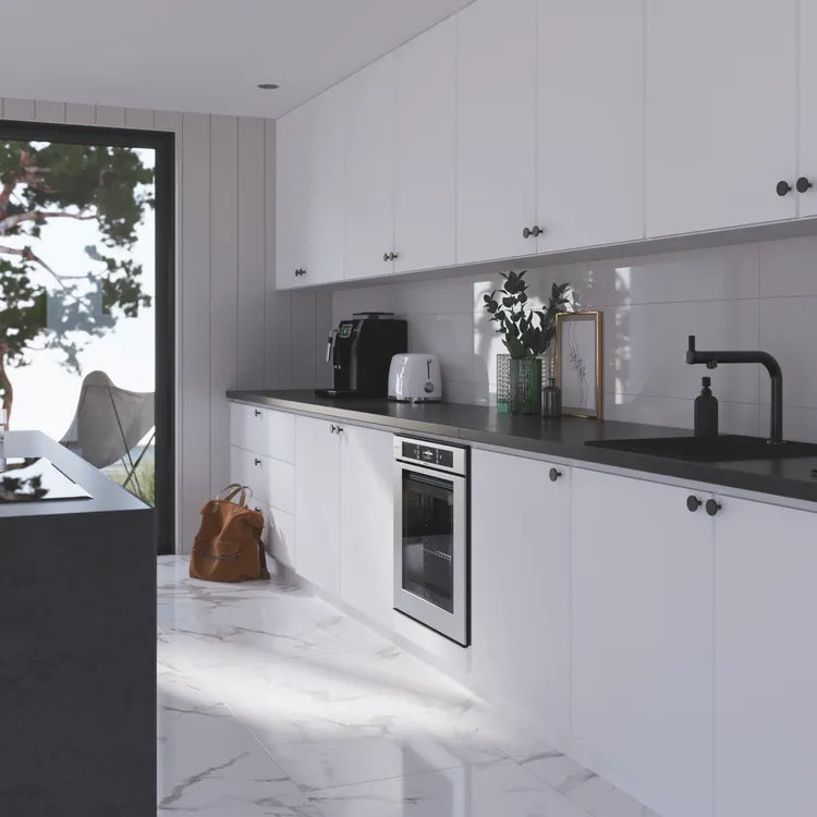 Carrelage mur intérieur blanc brillant Arctic l.30 x L.90 cm ARTENS