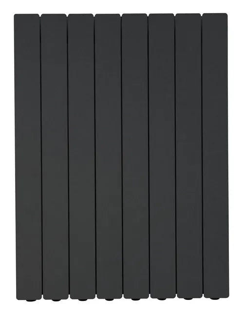 Radiateur eau chaude horizontal PRODIGE Modern noir, 1425W H.85.7 x l.64 cm