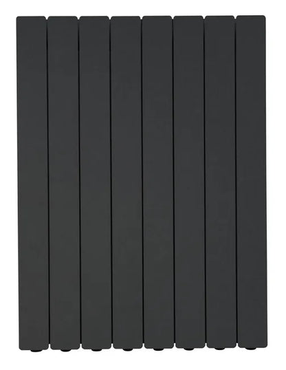 Radiateur eau chaude horizontal PRODIGE Modern noir, 1425W H.85.7 x l.64 cm
