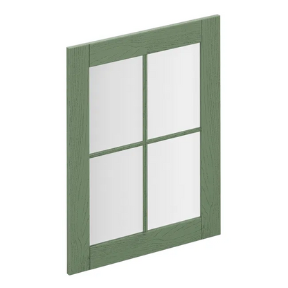 Porte de cuisine Boston vert clair mat H.76.5 x l.59.7 cm