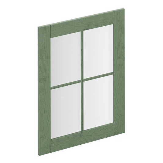 Porte de cuisine Boston vert clair mat H.76.5 x l.59.7 cm