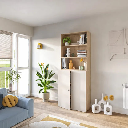 Porte battante SPACEO Evo'M Vienne lin H.102,4 X L.40 cm
