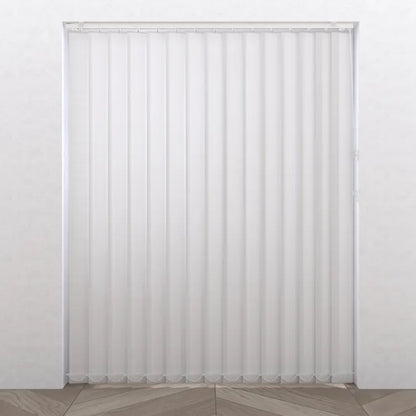 Lot de 5 lamelles de store californien Pure, l.8.9 x H.260 cm, blanc panama