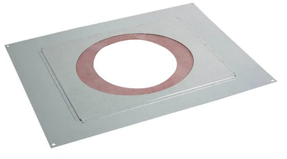 Plaque distance sécurité étanche Pdse 100-150 pgi POUJOULAT D.100 mm 430x430