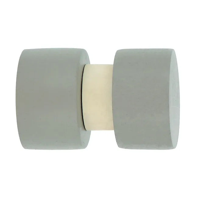 Embout pour barre à rideau, Diam.28 mm gris Syst.d, MOBOIS