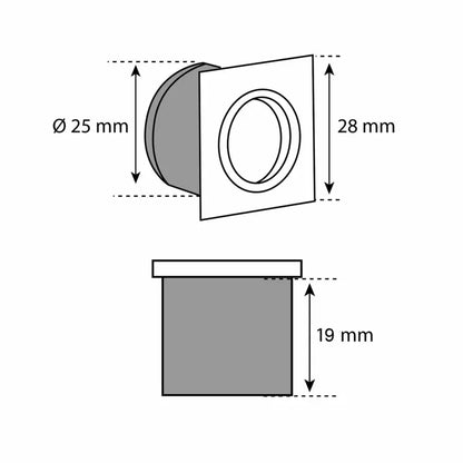 Doigtier porte coulissante rond zamak brossé canon de fusil