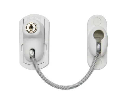 Entrebailleur de porte VIGICABLE blanc