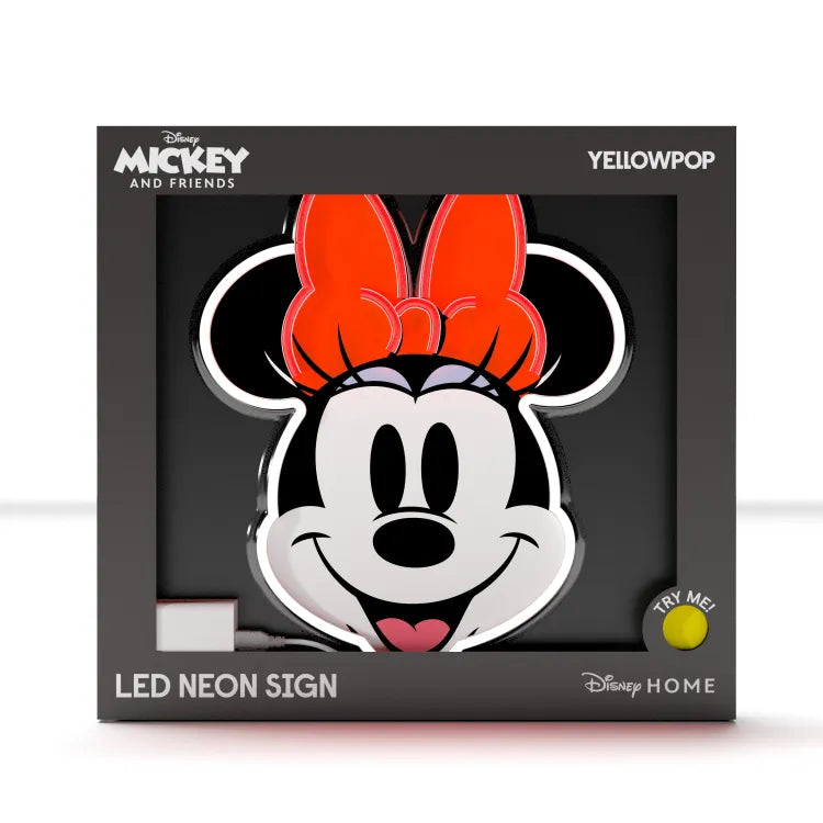 Applique néon LED Minnie, YELLOWPOP