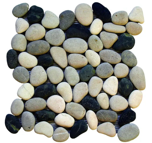 Mosaïque Rock marbre effet pierre gris 30.5 x 30.5 cm MAT INTER