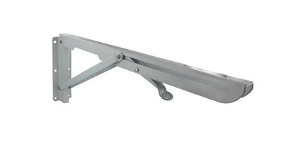 Equerre Escamotable acier epoxy blanc, H.14 x P.40 cm