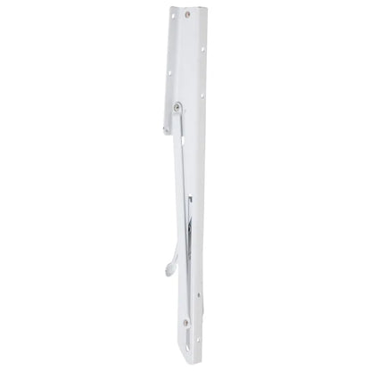 Equerre Escamotable acier epoxy blanc, H.14 x P.40 cm