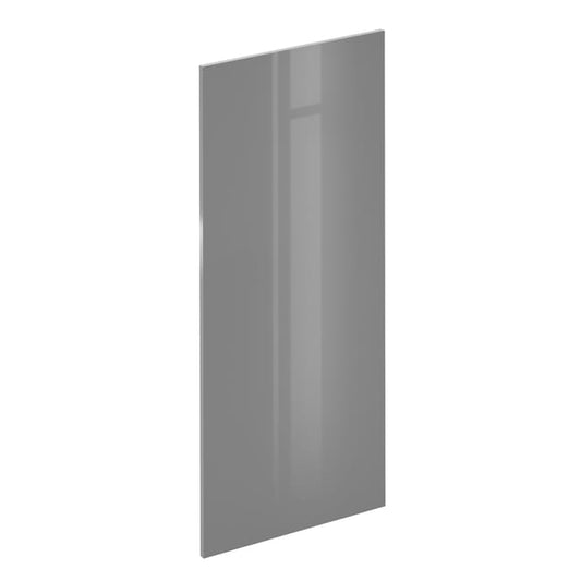 Porte-joue Sevilla gris foncé brillant H.138 x l.59.7 cm