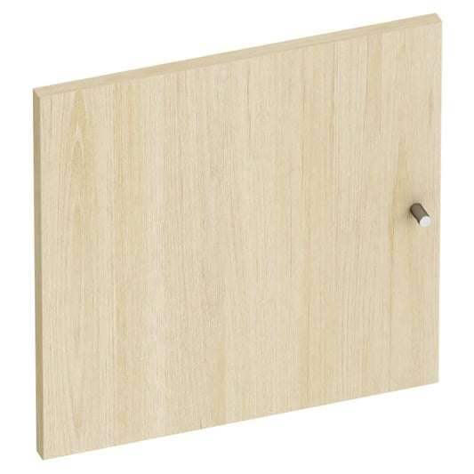 Porte battante Home effet chêne naturel mat H.40 x l.40 cm