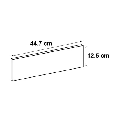 Façade de tiroir de cuisine Moscow chêne blanchi mat H.12.5 x l.44.7 cm