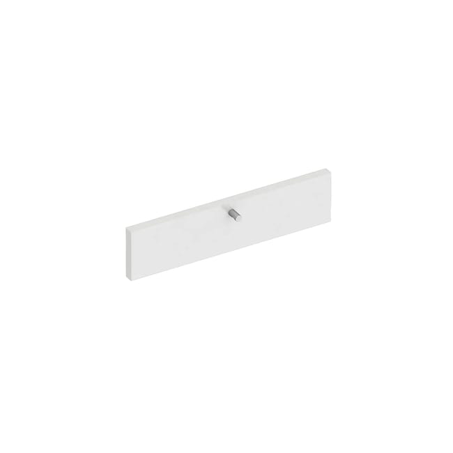 Façade de tiroir, blanc brillant SPACEO Home H.10 x l.40
